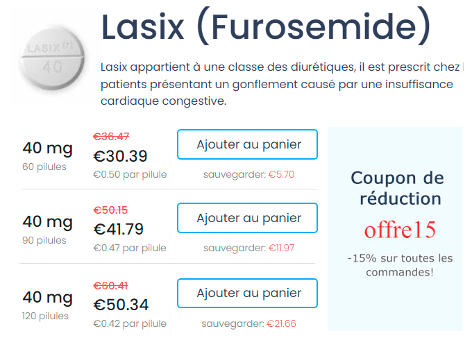 Acheter Lasix sans ordonnance